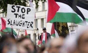 aksi bela palestina di inggris