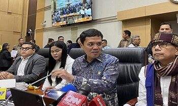 Rapat Panitia Kerja (Panja) Komisi III DPR RI bersama Pemerintah di Gedung DPR RI, Senayan.