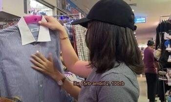 nikita willy thrifting di pasar senen