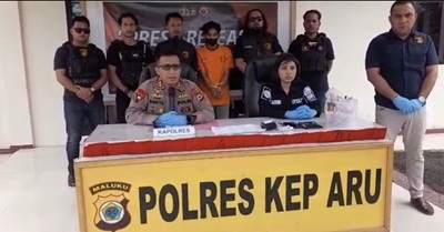 Polres Aru Amankan Seorang Bandar Judi Online Togel 1 polres aru