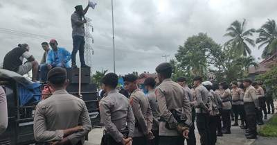 HMI SBB Gelar Aksi Damai, Sampaikan Tuntutan untuk Perubahan Daerah 1 demo sbb