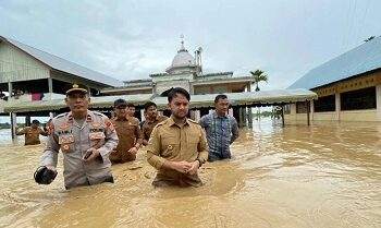 Meluas, warga terdampak banjir di Aceh Barat bertambah jadi 7.418 jiwa