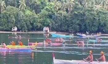 Lomba Pacu Kole-Kole Warnai Banda Heritage Festival 2025