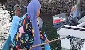 Istri Bupati Malteng Pimpin Aksi Bersih Laut di Banda untuk Tekan Sampah Plastik