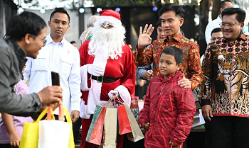 Gibran Hadiri Natal di Kota Toleran Salatiga