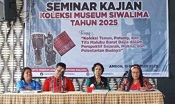 Seminar Kajian Koleksi Museum Siwalima 2025, Angkat Tenun, Patung, dan Tifa Maluku Barat Daya