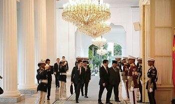Prabowo Terima Kunjungan Ketua MPR China di Istana Merdeka
