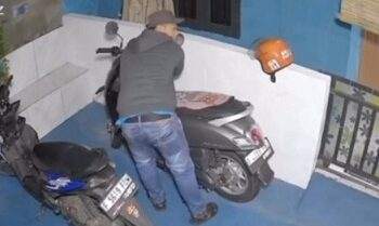 Polisi Usut Maling Viral Bawa Kabur Motor Kurang dari Semenit di Depok