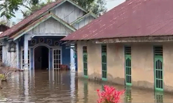 Hujan Deras, Ratusan Rumah Terendam Banjir di Bengkulu