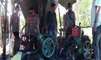 Polres Buru Amankan Lima Orang dan Barang Bukti Tambang Emas Ilegal di Gunung Botak