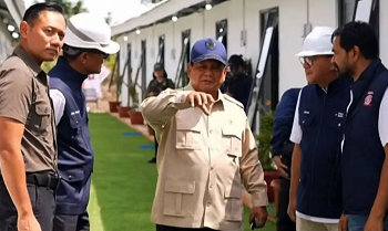 Prabowo Tinjau Hunian Danantara di Aceh Tamiang