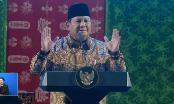 Prabowo Terharu, Indonesia Paling Bahagia di Dunia