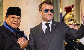 Macron Bahas Penguatan Kemitraan dengan Prabowo