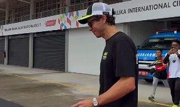 Begini Kata-kata Valentino Rossi Usai Tiba di Sirkuit Mandalika