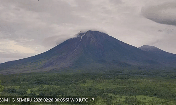Getaran Lahar Semeru Hampir Empat Jam