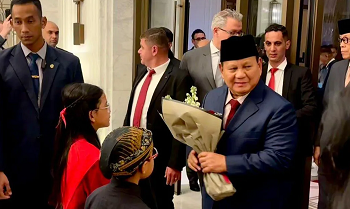 Prabowo Temui Raja Yordania di Amman