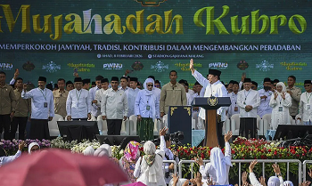 Prabowo: NU Berperan Jaga Perdamaian dan Stabilitas RI