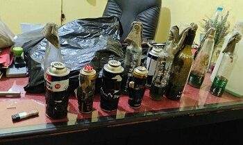 Densus 88 Temukan Bom Molotov-Sajam Siswa SMP Kalbar, Ini Penampakannya