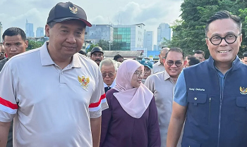 Menteri PKP dan BP BUMN Tinjau Lahan Rusun di Senen