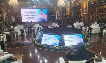 Menteri Gelar Rakor Bahas Program Presiden di Kemhan
