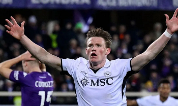 Gol McTominay Bawa Napoli Tekuk Cagliari