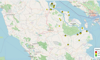 BMKG Deteksi 213 Titik Panas di Riau