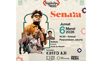 Kunto Aji Meriahkan Program “Senara” di Perpustakaan Jakarta