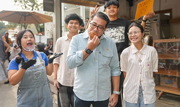 Menekraf Apresiasi Blok M sebagai Pusat Kreatif
