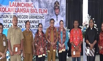 DPPKB Kota Ambon Luncurkan Sekolah Lansia di Dusun Seri