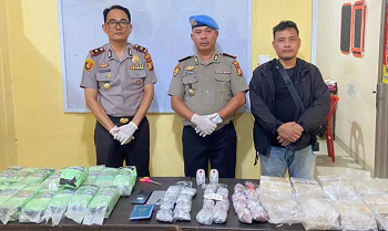 Polres Meranti Sita 27 Kg Sabu Jaringan Internasional