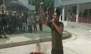 Aliansi KAWAL Demo, Desak Sidang Kasus Arianto Dipindah ke PN Tual