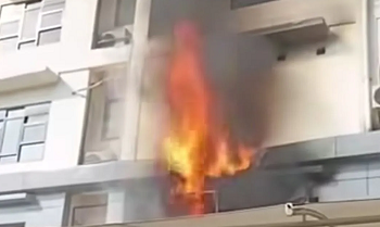 Gedung Satreskrim Polres Jakarta Barat Terbakar