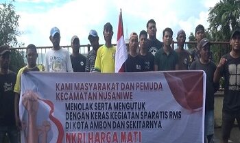 Pemuda Ambon Tolak Separatis RMS, Tegaskan NKRI Harga Mati