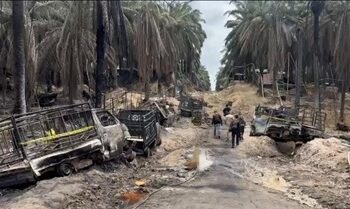 11 Sumur Minyak Ilegal di Muba Terbakar, Polda Sumsel Buru Pemilik