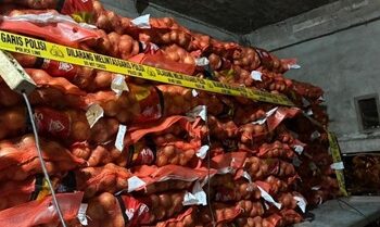 Bawang dan Cabai Impor Ilegal Disita Bareskrim di Kalbar 23 Ton Lebih