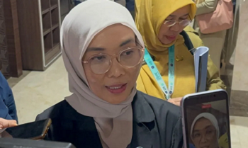 Kepala Dinas Kesehatan DKI Jakarta Ani Ruspitawati di Gedung DPRD DKI Jakarta, Senin (11/5/2026)
