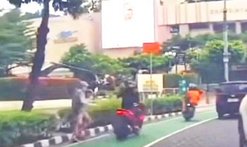 Polisi Buru Pelaku Jambret WNA Italia di Bundaran HI