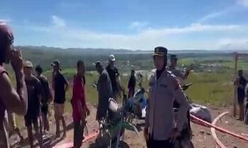 Polres Buru Lanjutkan Penertiban PETI, Puluhan Penambang Tinggalkan Lokasi Tambang Ilegal