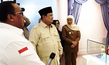 Prabowo Tinjau Museum Marsinah di Nganjuk