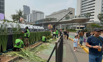Puncak HUT Jakarta, Bundaran HI Mulai Dipadati Warga
