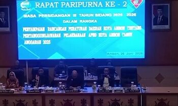 DPRD Ambon Bahas Ranperda Pertanggungjawaban APBD 2025