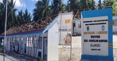Proyek Revitalisasi SMPN 1 Amerere Rp669 Juta Maluku Barat Daya Dipersoalkan