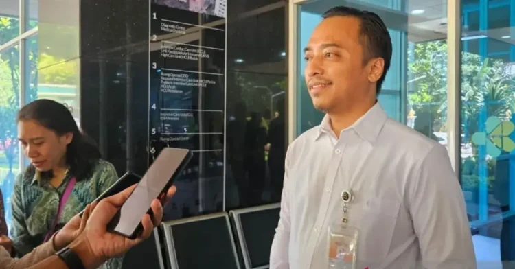 Kepala Biro Komunikasi dan Informasi Publik Kementerian Kesehatan, Aji Muhawarman di Jakarta