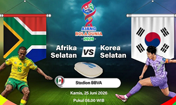 Susunan Pemain Afrika Selatan vs Korea Selatan