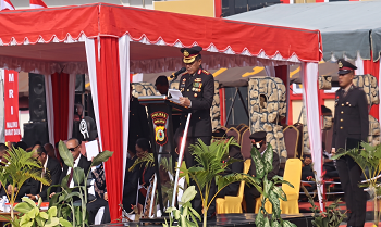 Kapolres MBD Pimpin Upacara Hari Bhayangkara ke-80,