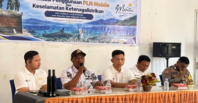 Home 51 PLN UP3 Tobelo Edukasi PLN Mobile dan Keselamatan Listrik di Darame